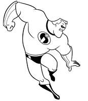 coloriage bob le papa indestructible